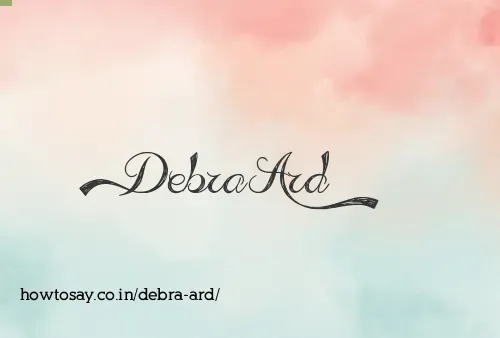 Debra Ard