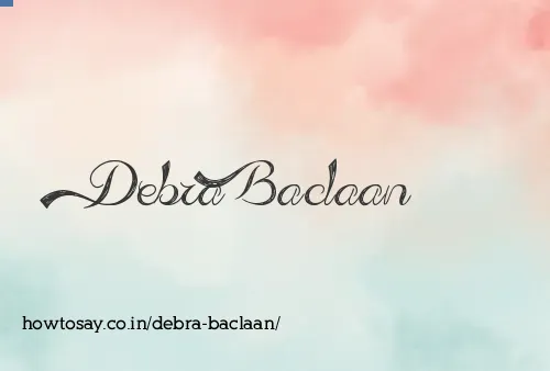 Debra Baclaan