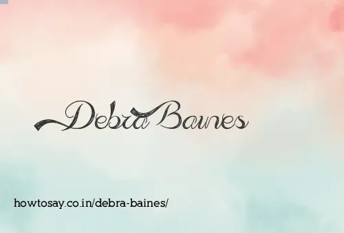 Debra Baines