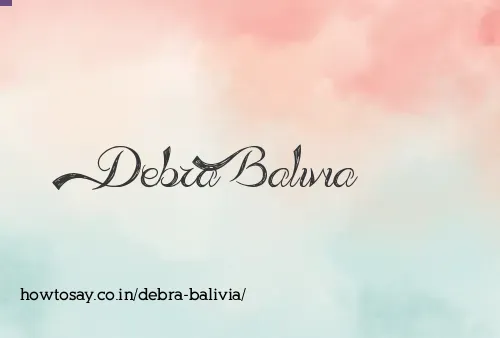 Debra Balivia