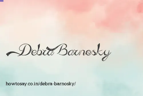 Debra Barnosky