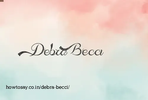 Debra Becci
