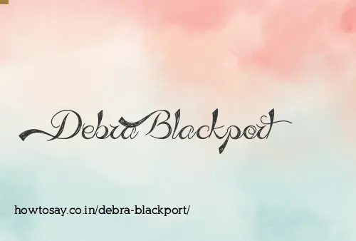 Debra Blackport