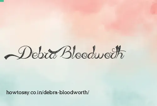 Debra Bloodworth