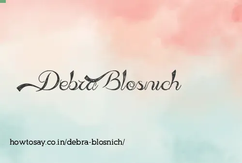 Debra Blosnich