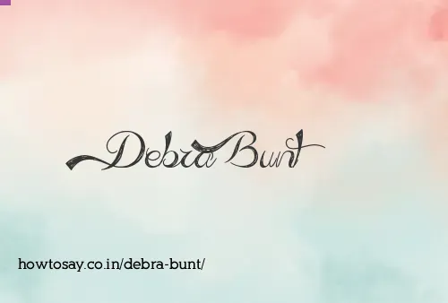 Debra Bunt