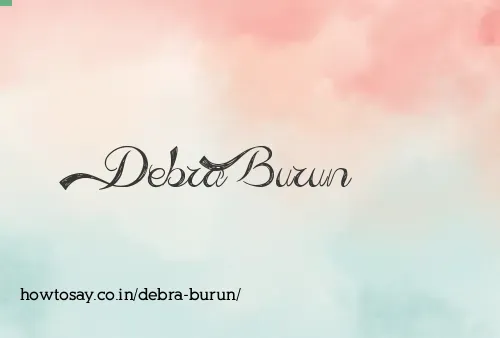 Debra Burun