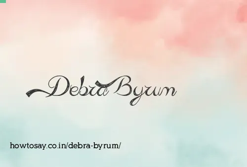 Debra Byrum