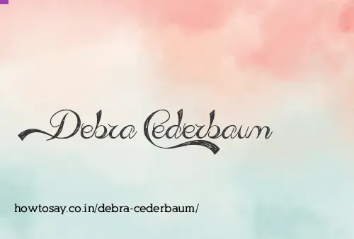 Debra Cederbaum