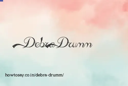 Debra Drumm