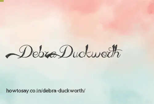 Debra Duckworth