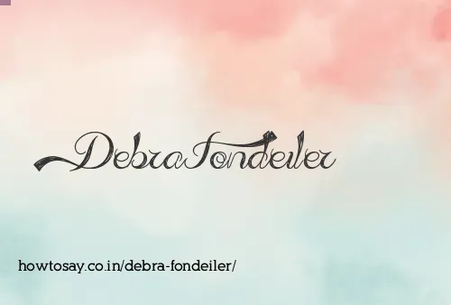 Debra Fondeiler