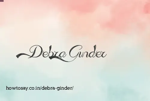 Debra Ginder
