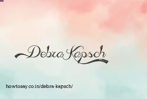 Debra Kapsch