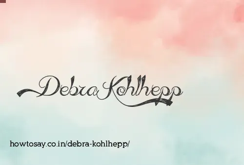 Debra Kohlhepp