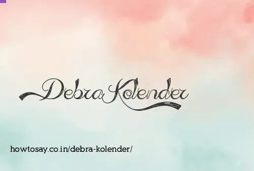 Debra Kolender