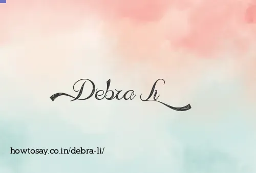 Debra Li