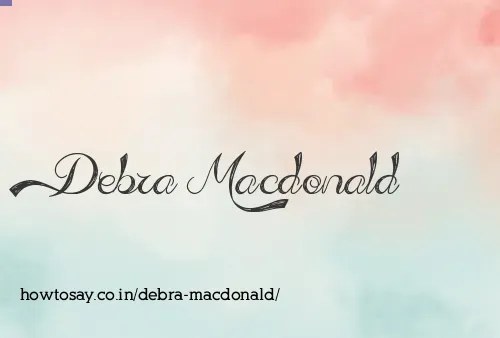 Debra Macdonald