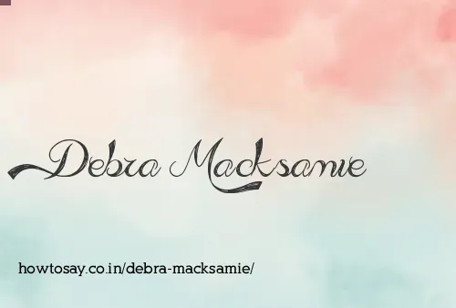 Debra Macksamie