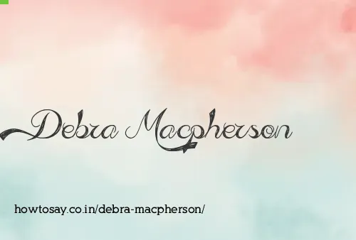 Debra Macpherson