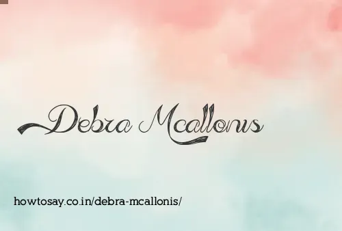 Debra Mcallonis