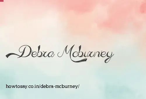 Debra Mcburney
