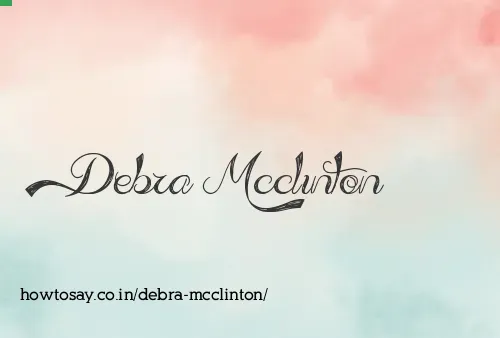 Debra Mcclinton