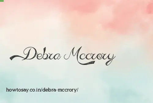 Debra Mccrory