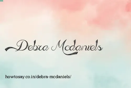 Debra Mcdaniels