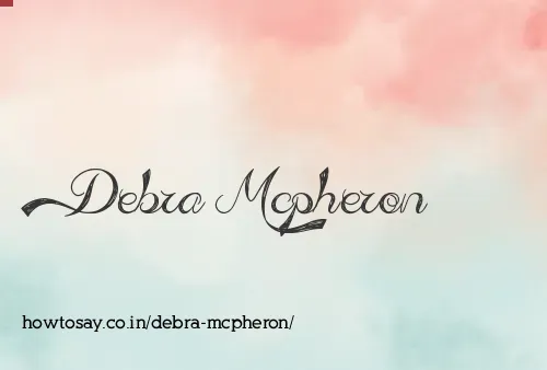 Debra Mcpheron