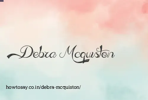 Debra Mcquiston