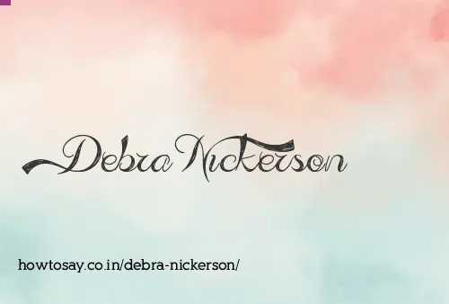 Debra Nickerson