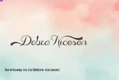 Debra Nicoson