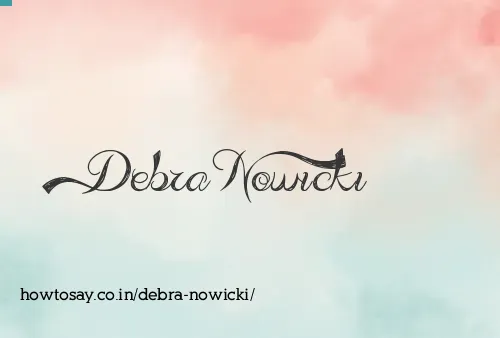 Debra Nowicki