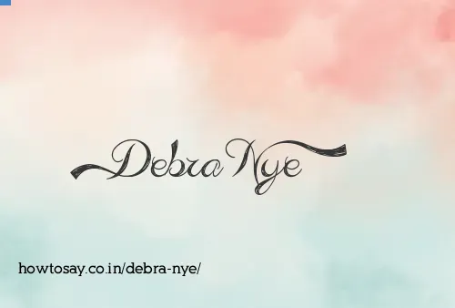 Debra Nye