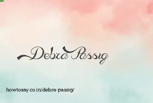 Debra Passig