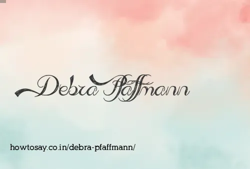 Debra Pfaffmann