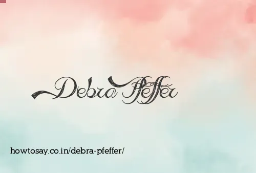 Debra Pfeffer