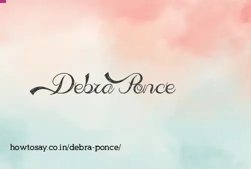 Debra Ponce