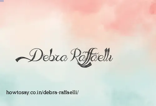 Debra Raffaelli