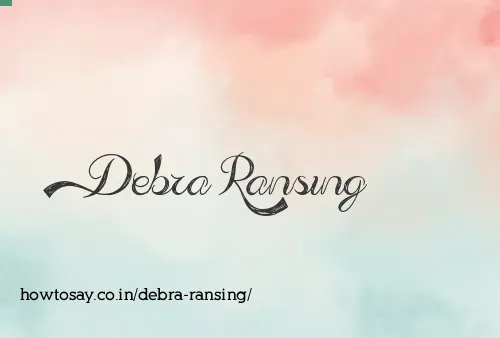Debra Ransing