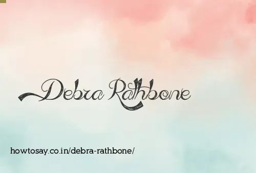 Debra Rathbone