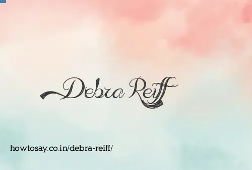 Debra Reiff