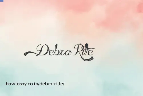 Debra Ritte
