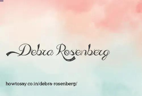 Debra Rosenberg