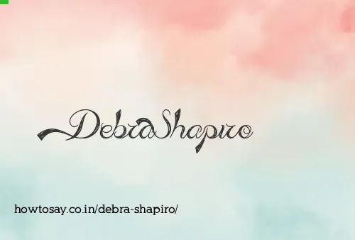 Debra Shapiro