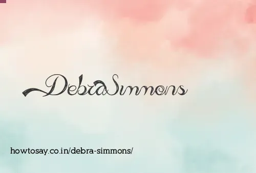 Debra Simmons