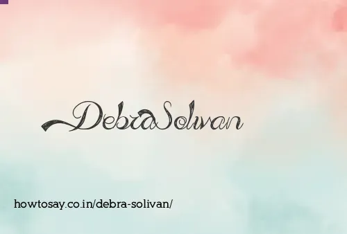 Debra Solivan