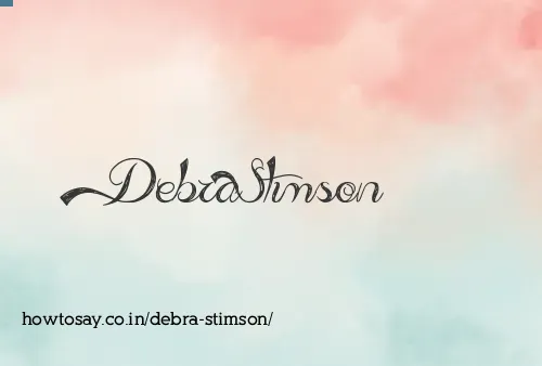 Debra Stimson