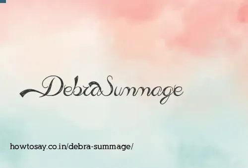 Debra Summage
